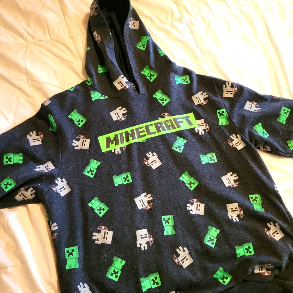 Mad Engine Minecraft Sweatshirt Hoodie XL Boys Girls